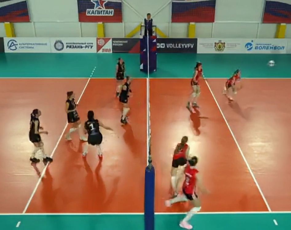 Муромские волейболистки в матче Чемпионата России