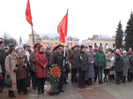 В Муроме вспоминают Красный Октябрь: от площади Победы к памятнику Ленину прошли десятки горожан
